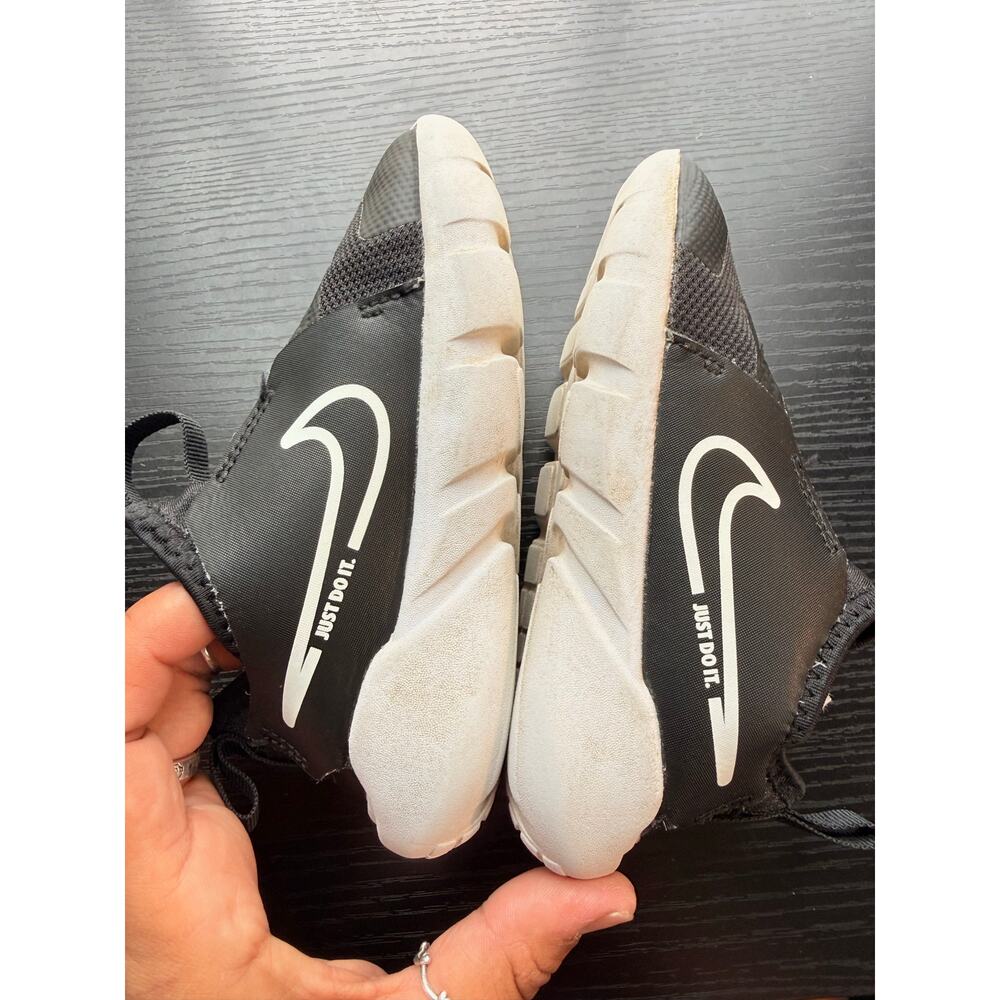 Nike Flex Runner Toddler Shoes Black White Easy Slip On Sneakers Size 9C - Picture 7 of 9